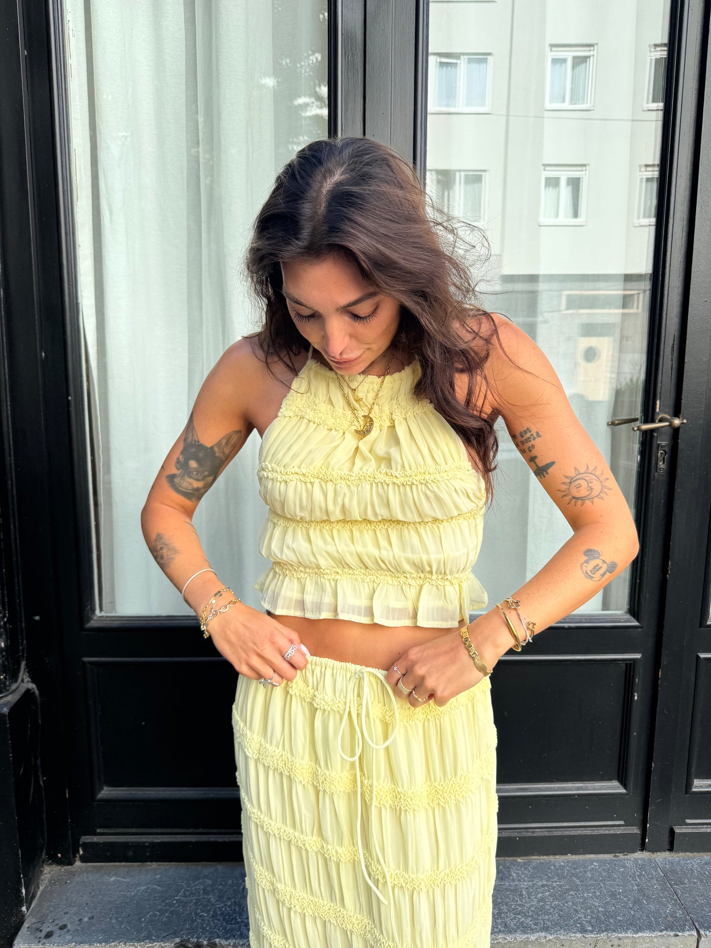 Gigi ruffle top