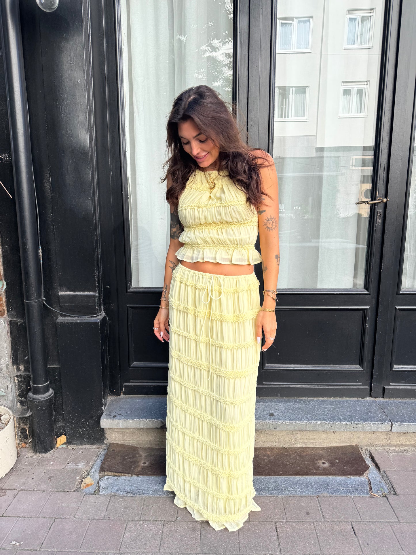 Gigi ruffle rok