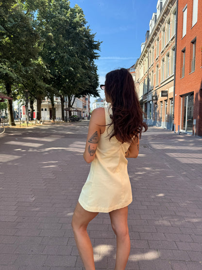 Lina linnen mini jurk