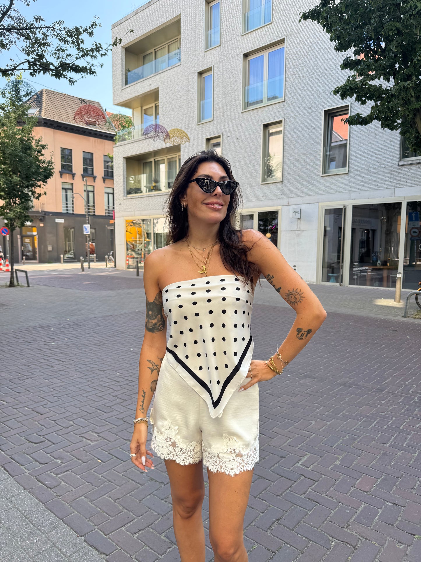 Lucy satijnen bandana
