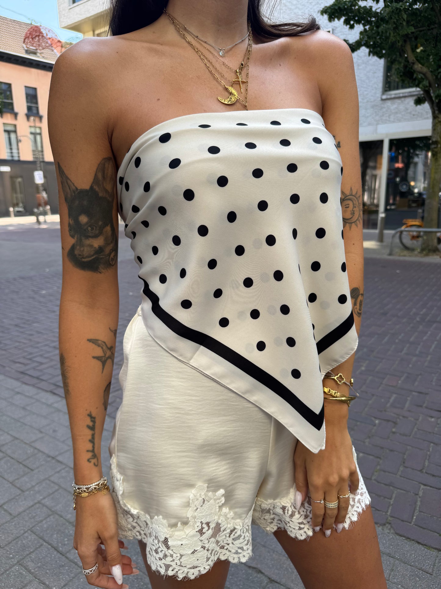 Lucy satijnen bandana