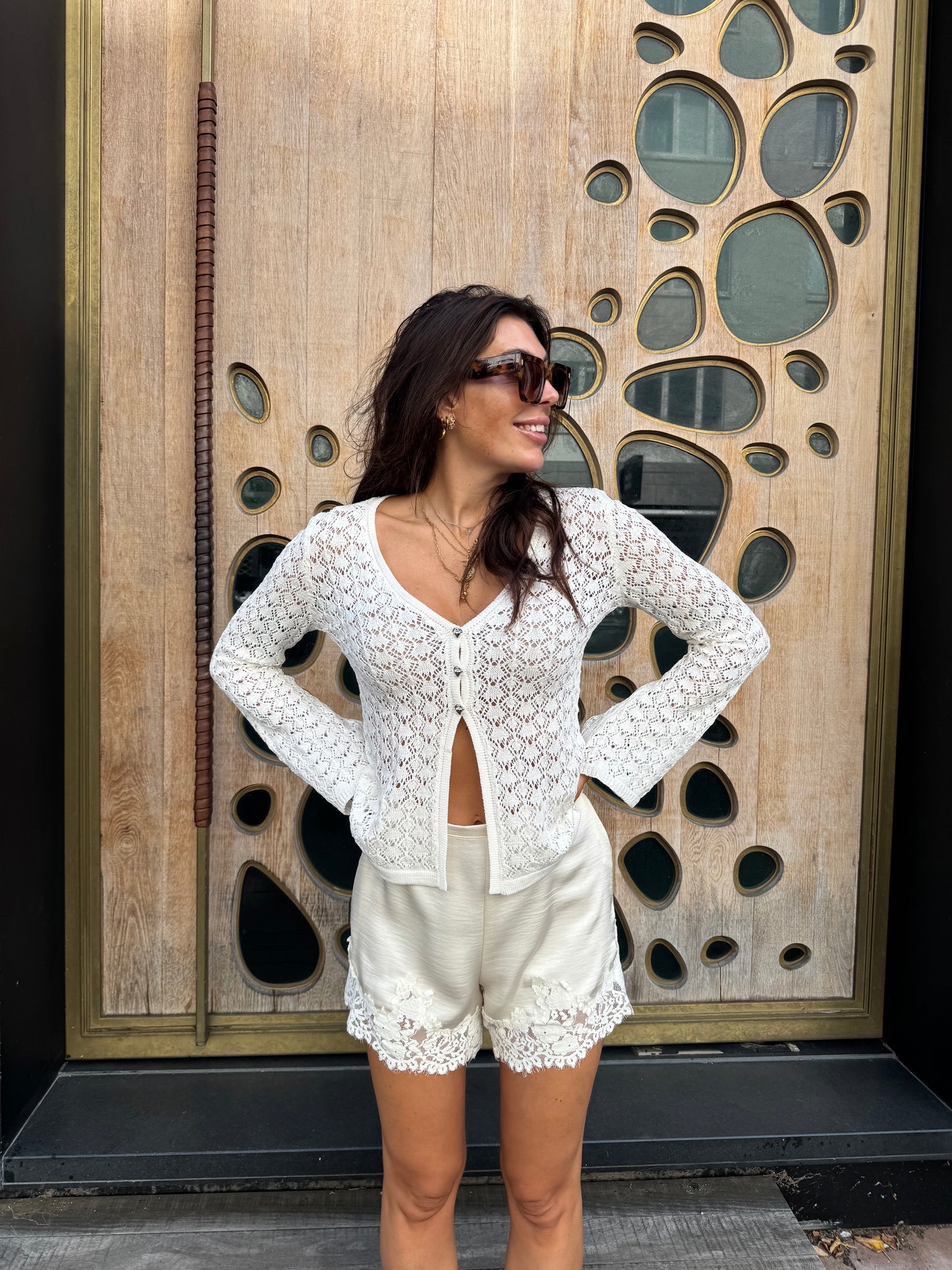 Olivia crochet vest