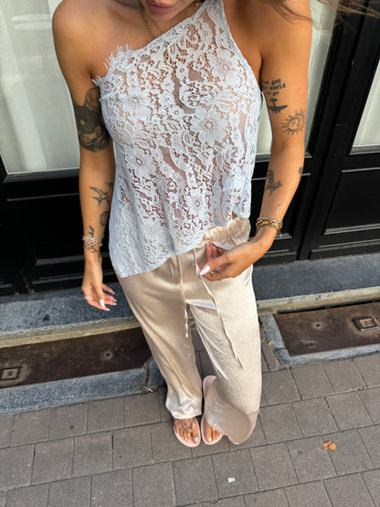 Liv satijnen broek