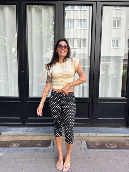 Capri polka broek