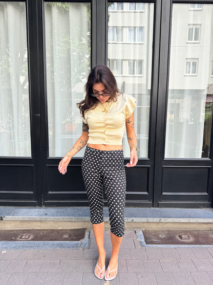 Capri polka broek