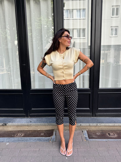 Capri polka broek