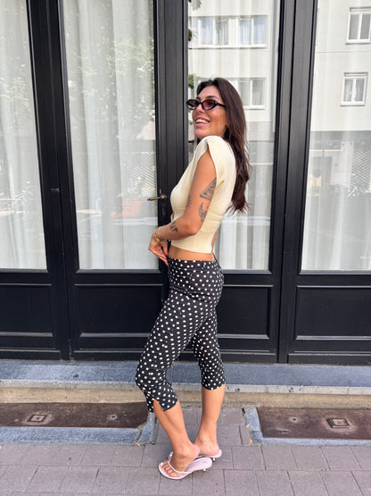 Capri polka broek